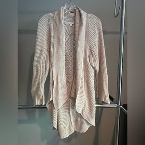 Super cute Cabi shawl like cardigan sweater.